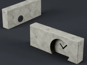 table clock 3D Model