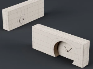 table clock 3D Model
