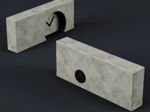 table clock 3D Model