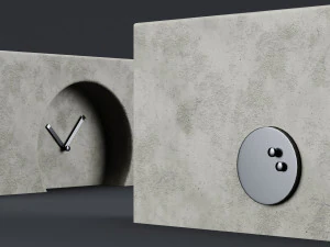 table clock 3D Model