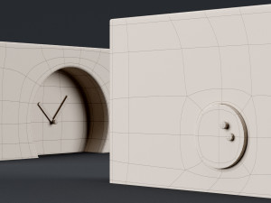 table clock 3D 模型