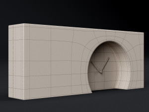 table clock 3D 模型