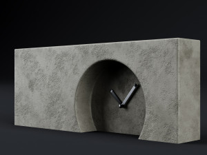 table clock 3D 模型