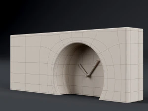 table clock 3D Model