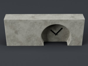 table clock 3D 模型