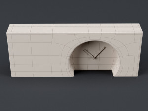 table clock 3D 模型