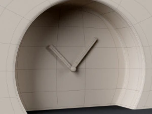table clock 3D Model