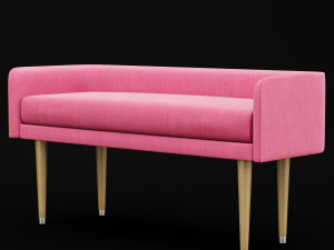 bed bench 4 Modelo 3D