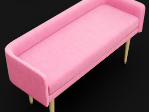 bed bench 4 Modelo 3D