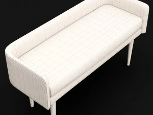 bed bench 4 3D Model