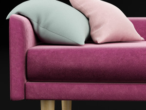 bed bench 4 Modelo 3D