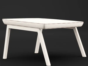 chair whith pouf 3D Model