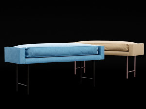 bed bench 5 3D 模型