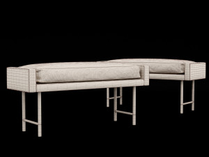 bed bench 5 3D 模型