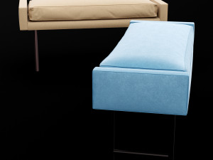 bed bench 5 3D 模型