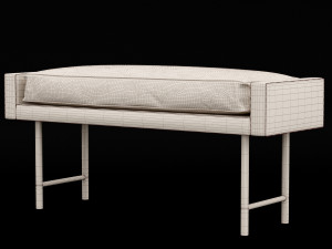 bed bench 5 3D 模型