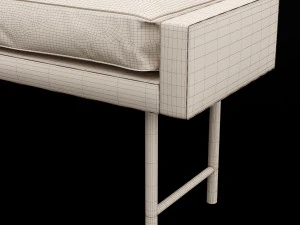 bed bench 5 3D Model