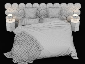 modern bed 11 3D 模型