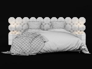 modern bed 11 3D 模型