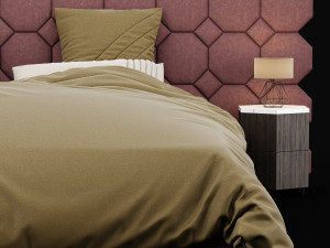 modern bed 11 3D 模型