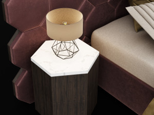 modern bed 11 3D 模型