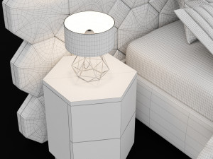 modern bed 11 3D 模型