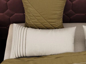 modern bed 11 3D Model
