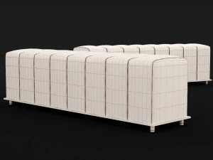bed bench 5 3D Model