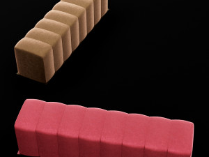 bed bench 5 Model 3D
