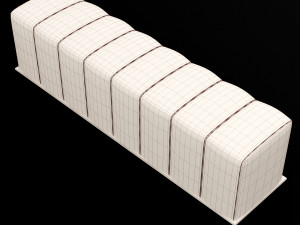 bed bench 5 Model 3D
