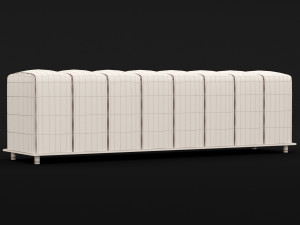 bed bench 5 Model 3D