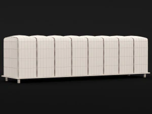bed bench 5 3D Model