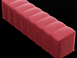 bed bench 5 Model 3D