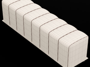 bed bench 5 Model 3D