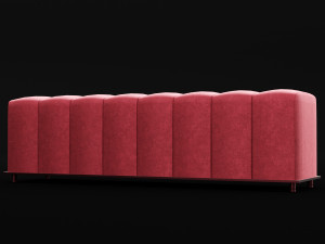 bed bench 5 Model 3D