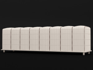 bed bench 5 Model 3D