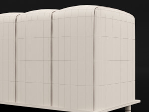 bed bench 5 Model 3D