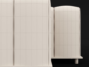 bed bench 5 Model 3D