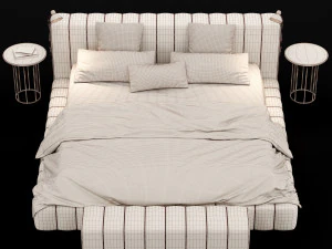 modern bed 12 3D Model