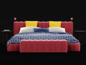 modern bed 12 3D Модель