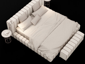 modern bed 12 3D Модель
