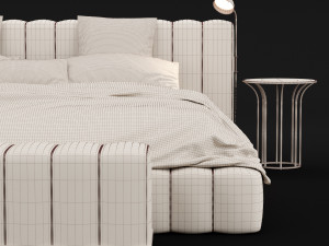 modern bed 12 3D Модель