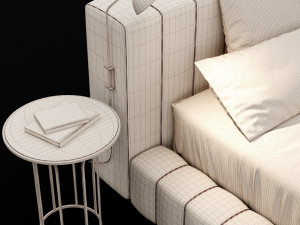 modern bed 12 3D Модель