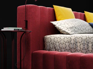 modern bed 12 3D Model