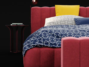 modern bed 12 3D Model