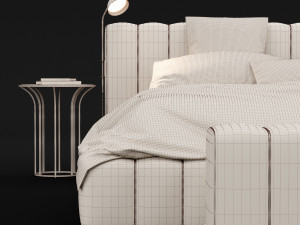 modern bed 12 3D Модель