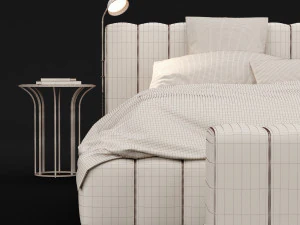 modern bed 12 3D Model