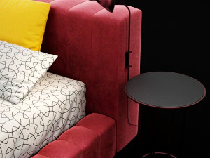 modern bed 12 3D Model