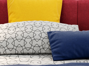 modern bed 12 3D Модель