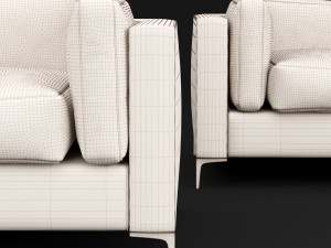 modern sofa 001 3D Модель